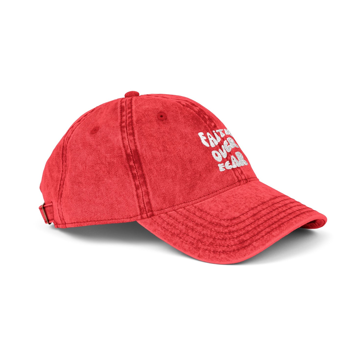 Faith Over Fear Embroidered  Hat